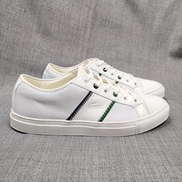 Lacoste Cerberus 6 SRM White Low Top Sneakers. Men 1 - Picture 3 of 11